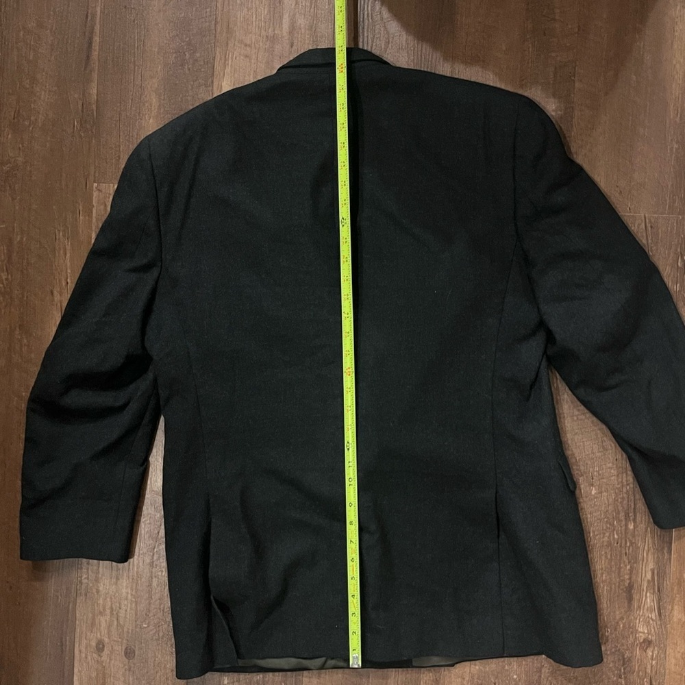 Burberry Vintage Charcoal Double Breasted Blazer - Picture 10 of 11